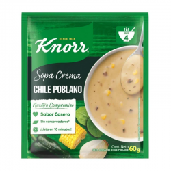 Sopa crema Knorr chile...