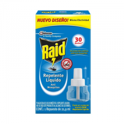 Insecticida Raid repelente...