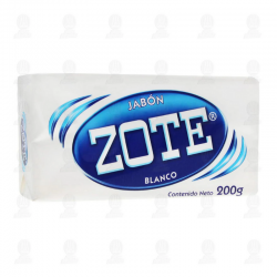 Jabón Zote en barra blanco...