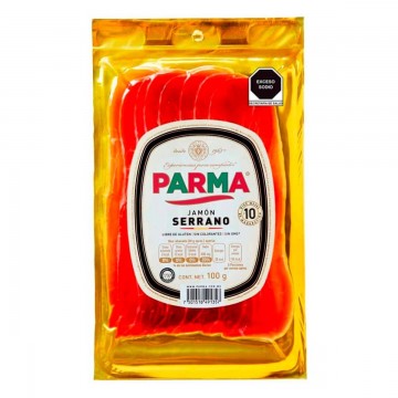 Jamón Serrano Parma por 100 gr